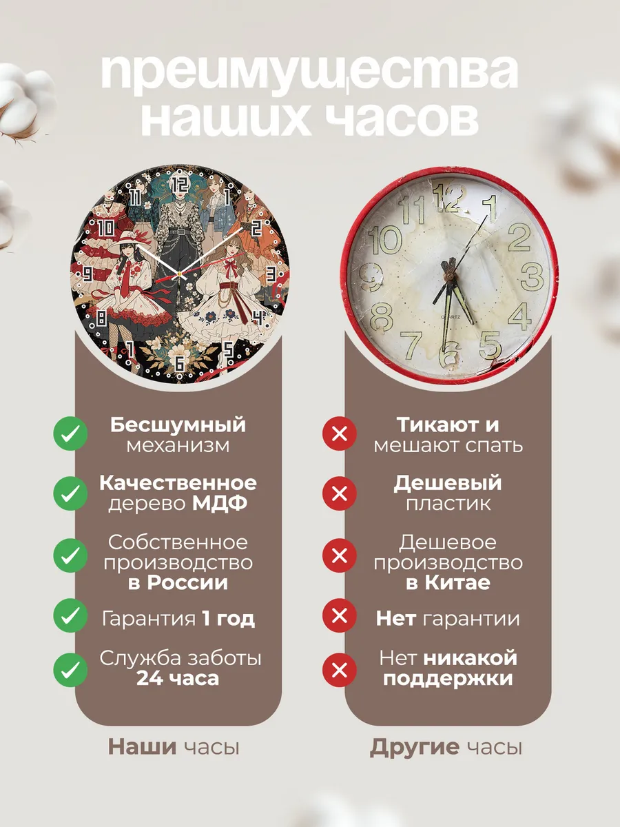 Часы настенные "GFRIEND" — фото 2