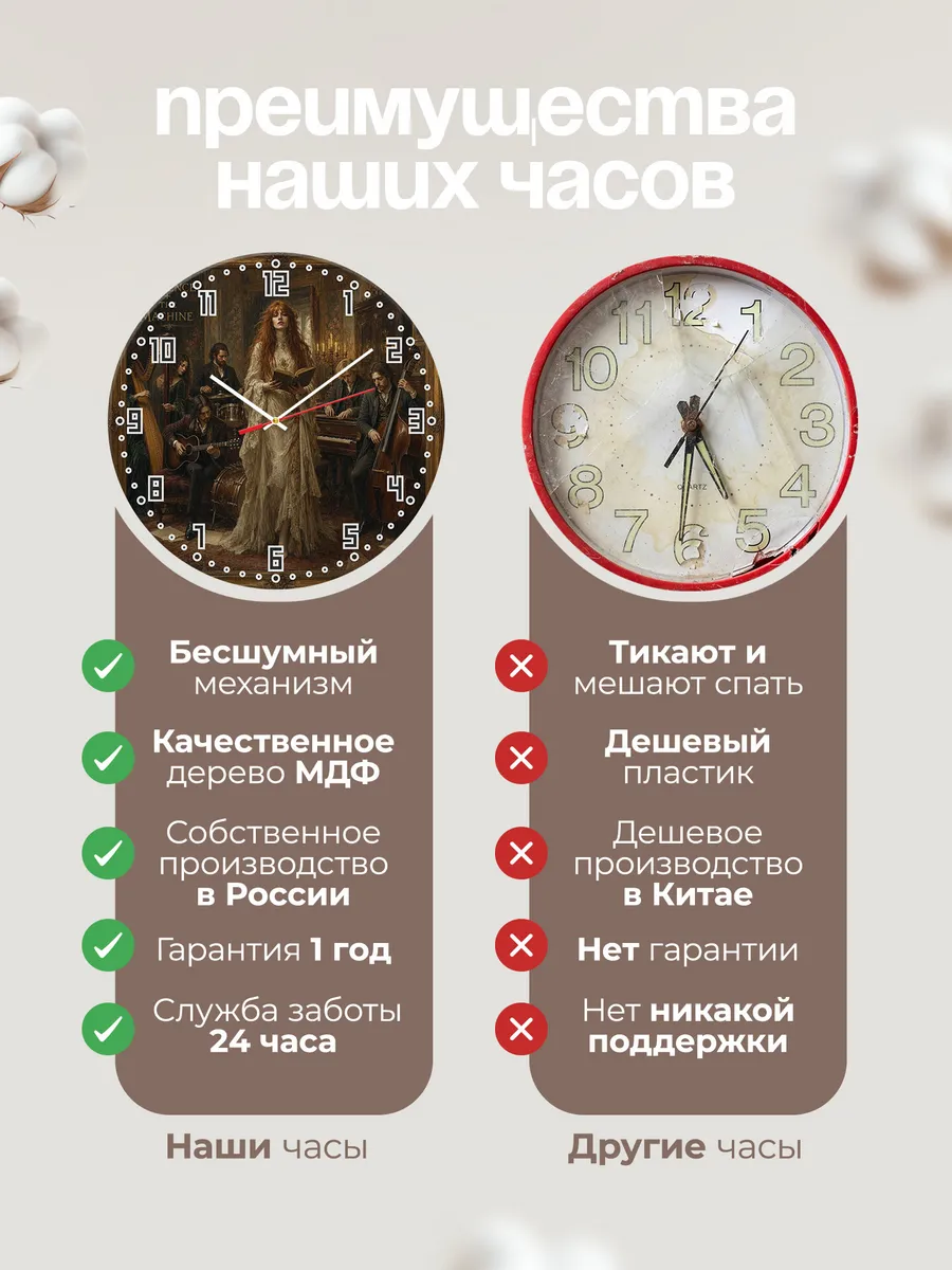 Часы настенные "Florence + the Machine" — фото 2
