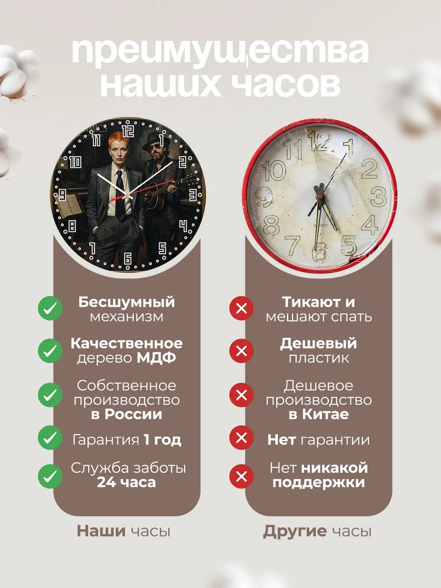 Часы настенные "Eurythmics" — фото 2