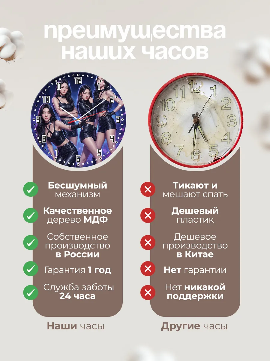 Часы настенные "EVERGLOW" — фото 2