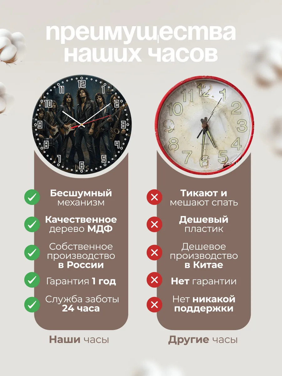 Часы настенные "INXS" — фото 2