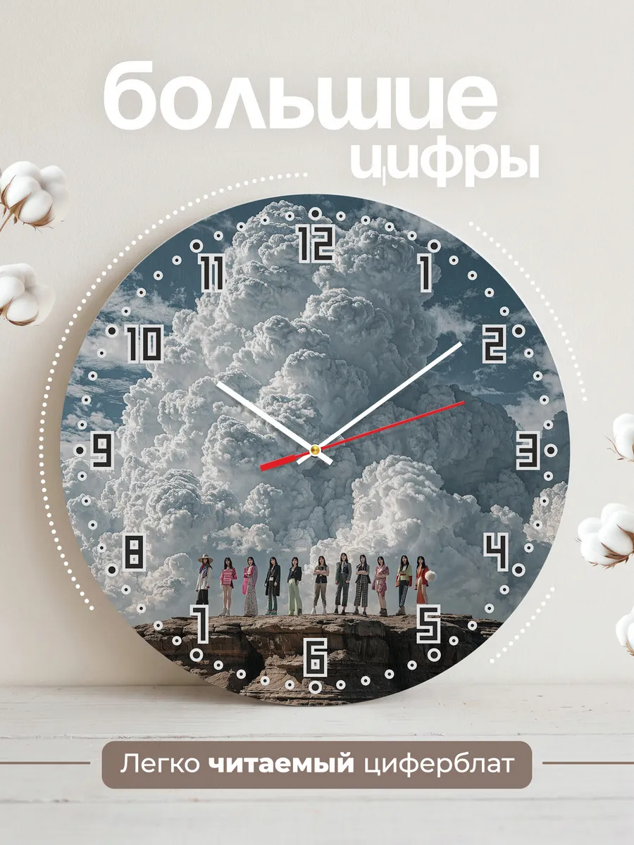 Часы настенные "LOONA" — фото 4