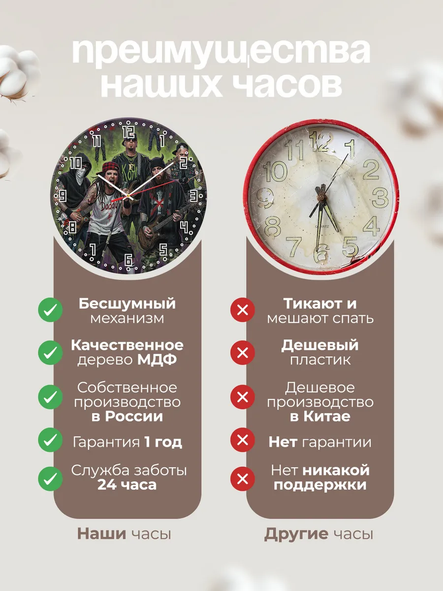 Часы настенные "Korn" — фото 2