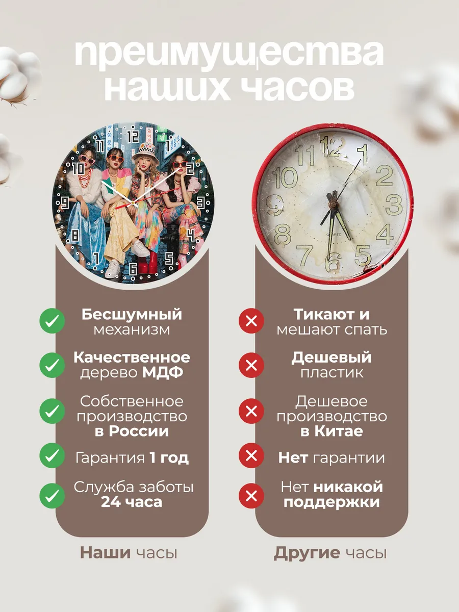 Часы настенные "Mamamoo" — фото 2