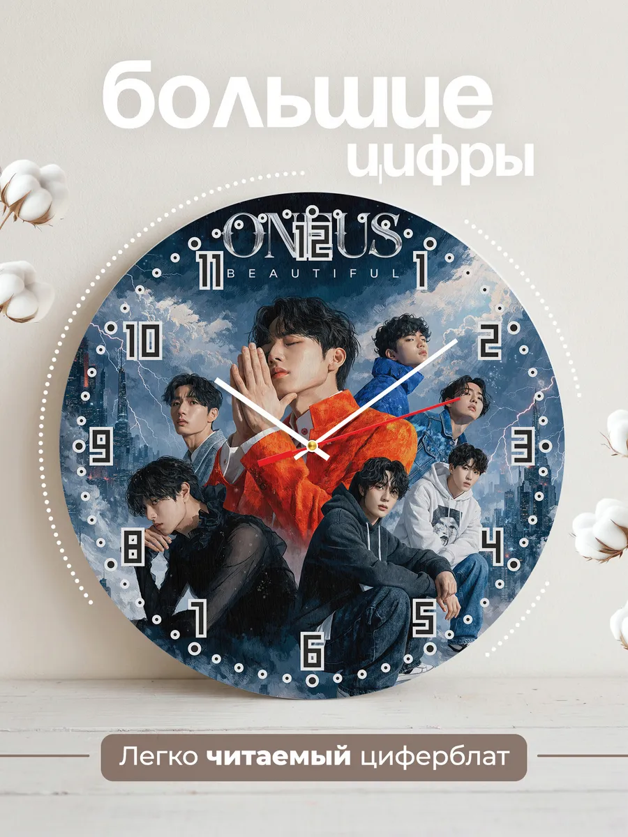 Часы настенные "ONEUS" — фото 4