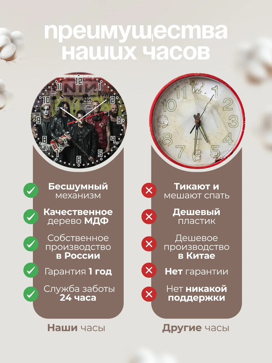 Часы настенные "Nine Inch Nails" — фото 2