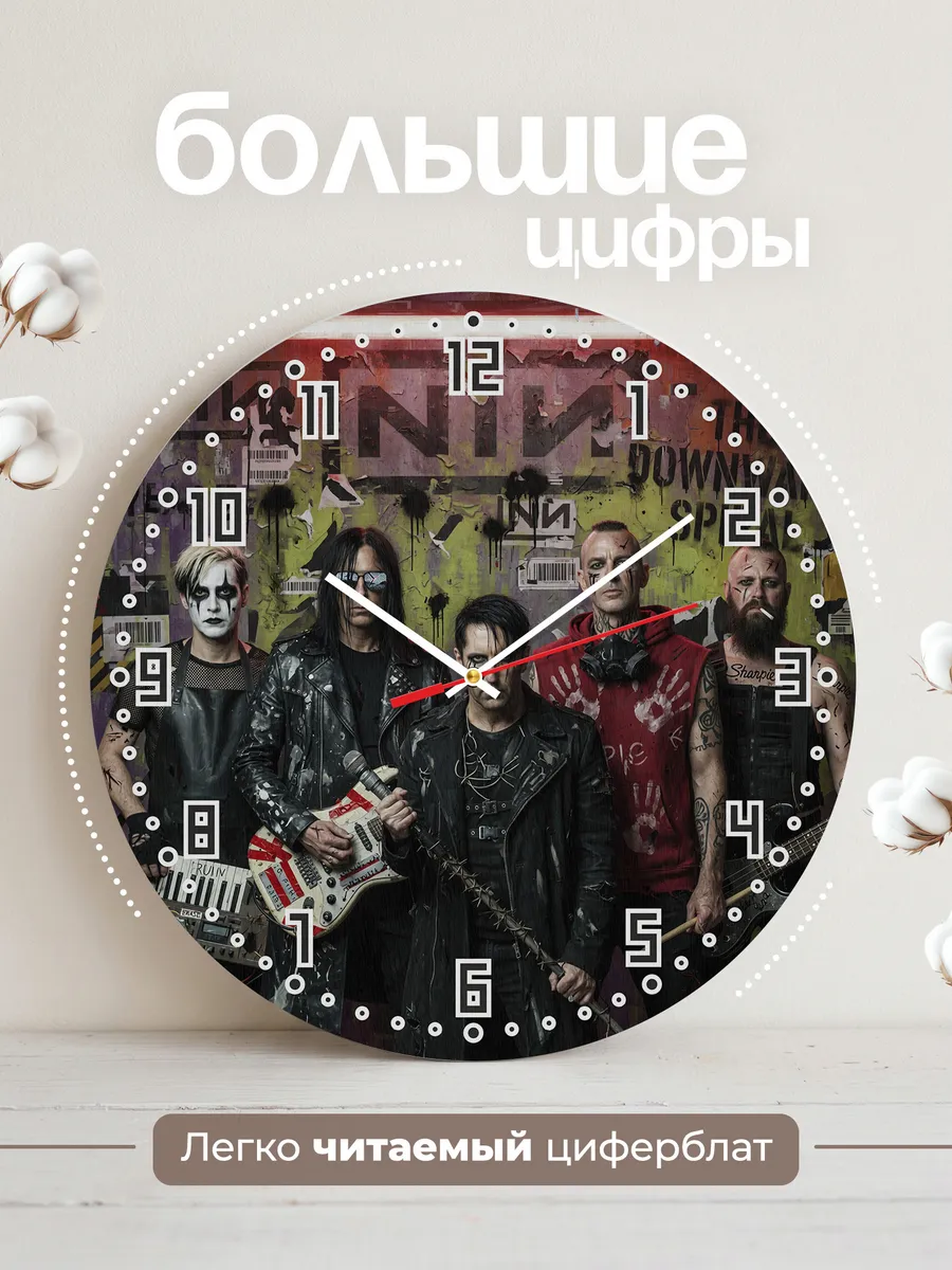Часы настенные "Nine Inch Nails" — фото 4