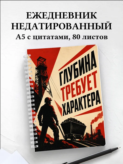 Ежедневник недатированный шахтёра