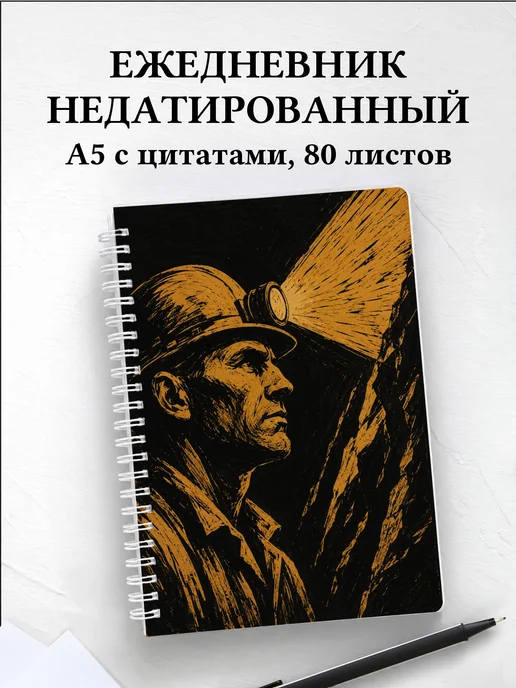 Ежедневник недатированный шахтёра