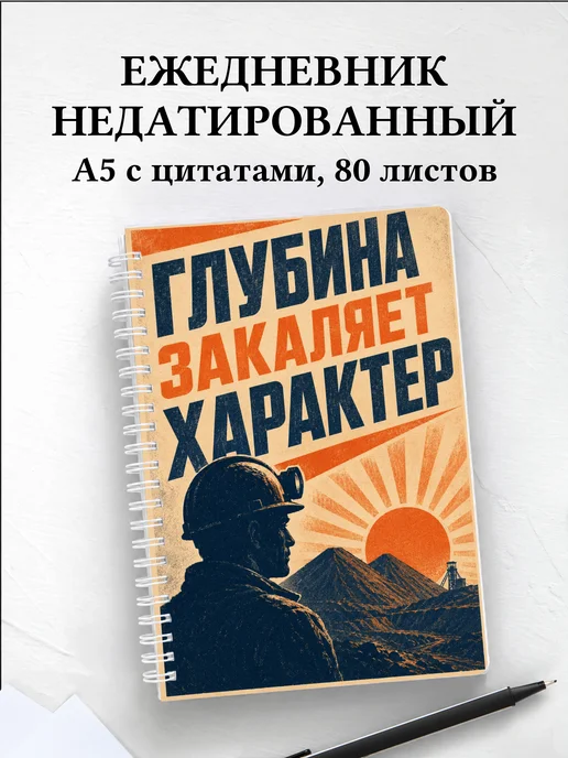 Ежедневник недатированный шахтёра