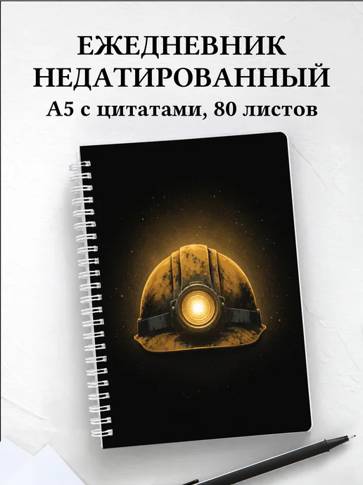 Ежедневник недатированный шахтёра