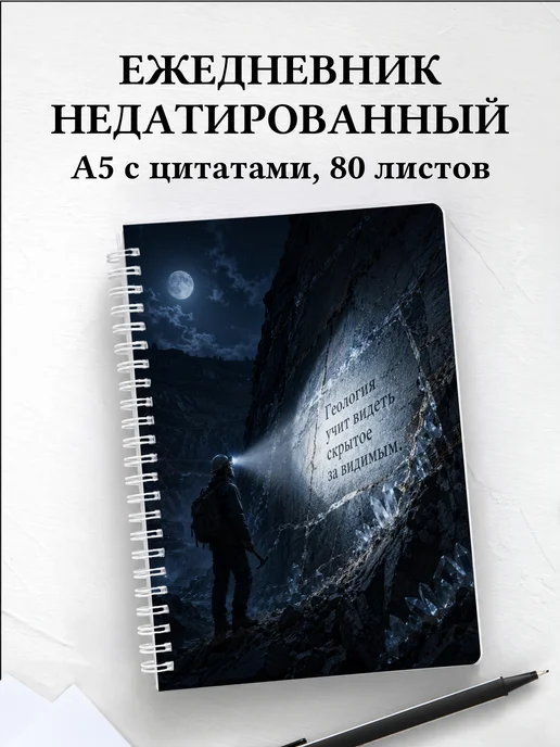 Ежедневник недатированный геолога