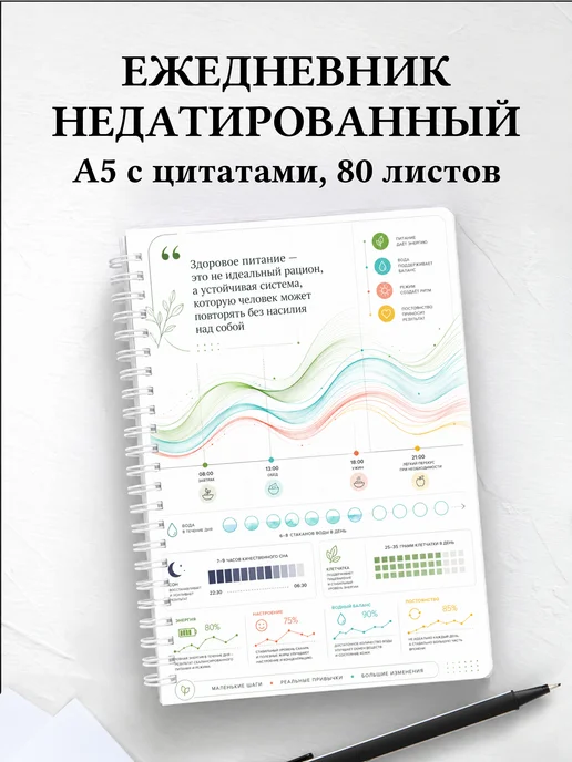 Ежедневник недатированный нутрициолога