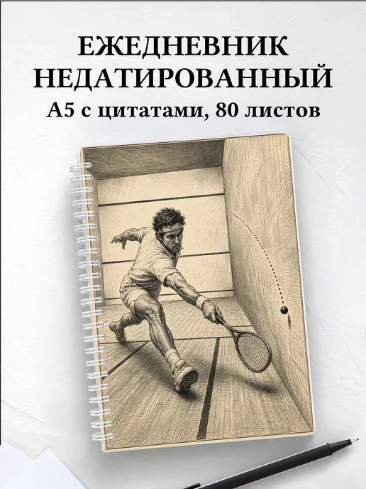 Ежедневник недатированный Сквош