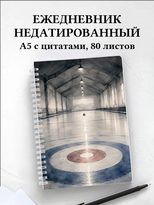 Ежедневник недатированный Керлинг