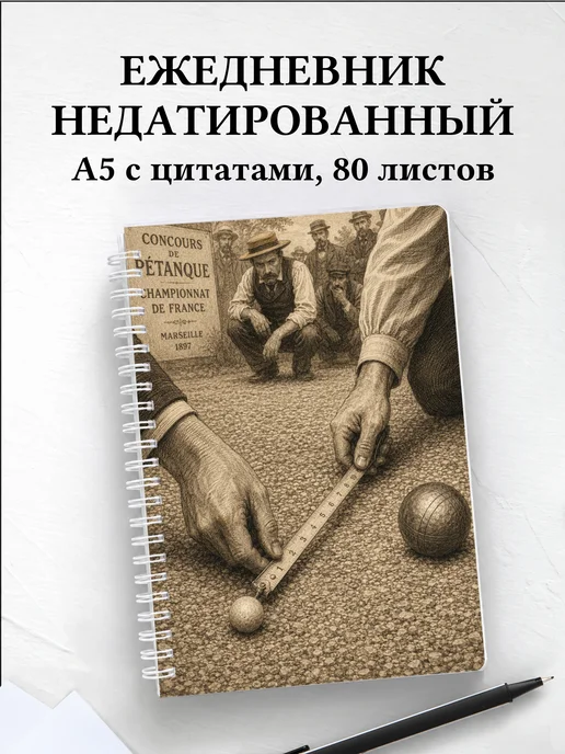 Ежедневник недатированный Петанк