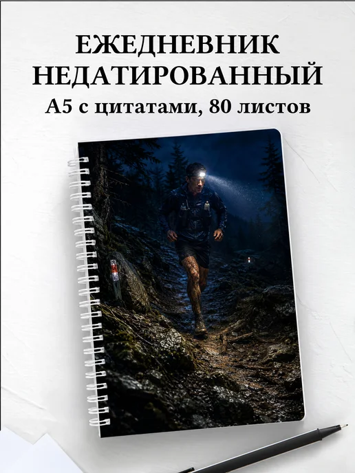 Ежедневник недатированный Бег