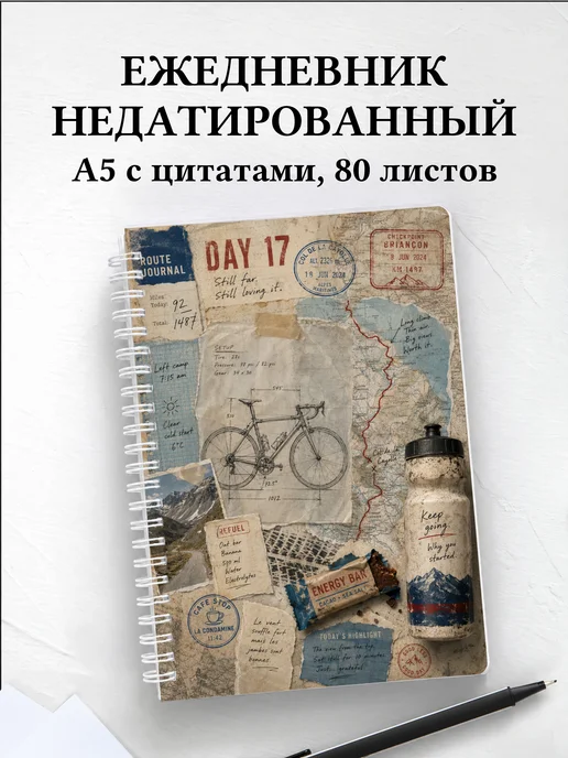 Ежедневник недатированный Шоссейный велоспорт