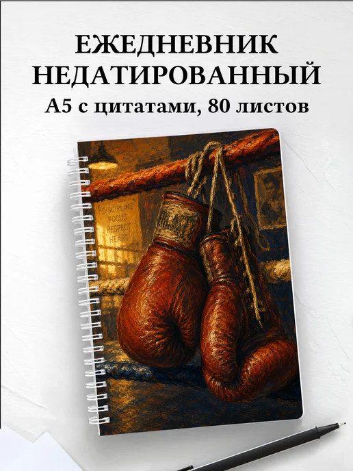 Ежедневник недатированный Кикбоксинг