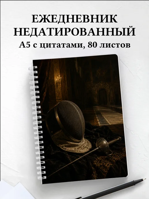 Ежедневник недатированный Фехтование