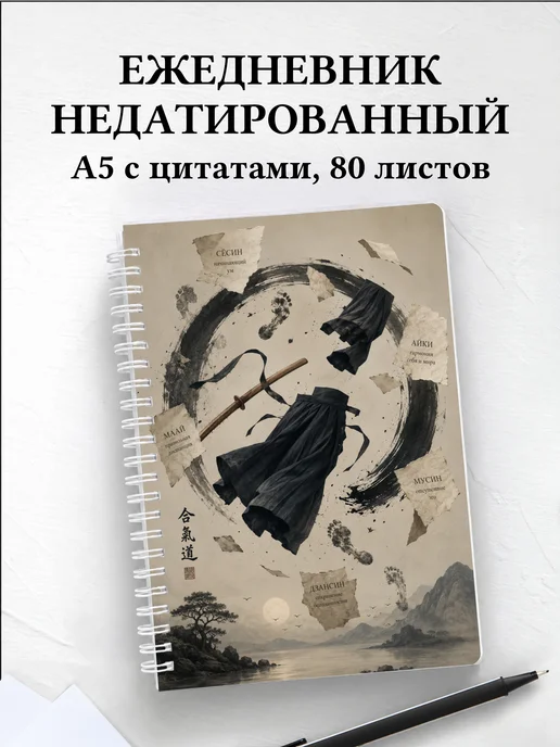 Ежедневник недатированный Айкидо