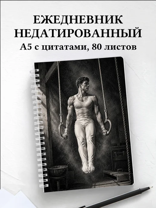 Ежедневник недатированный Спортивная гимнастика