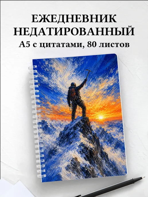 Ежедневник недатированный Альпинизм