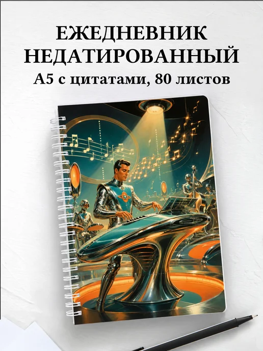 Ежедневник недатированный музыканта