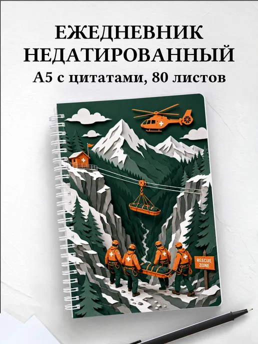 Ежедневник недатированный спасателя