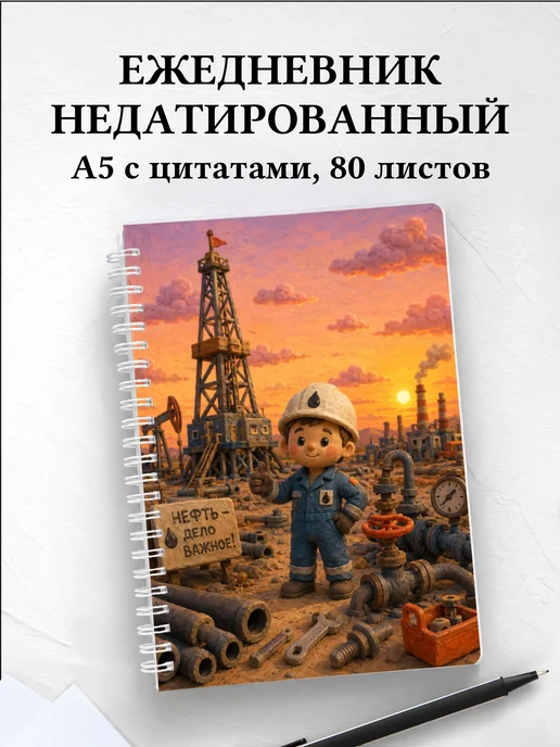 Ежедневник недатированный нефтяника