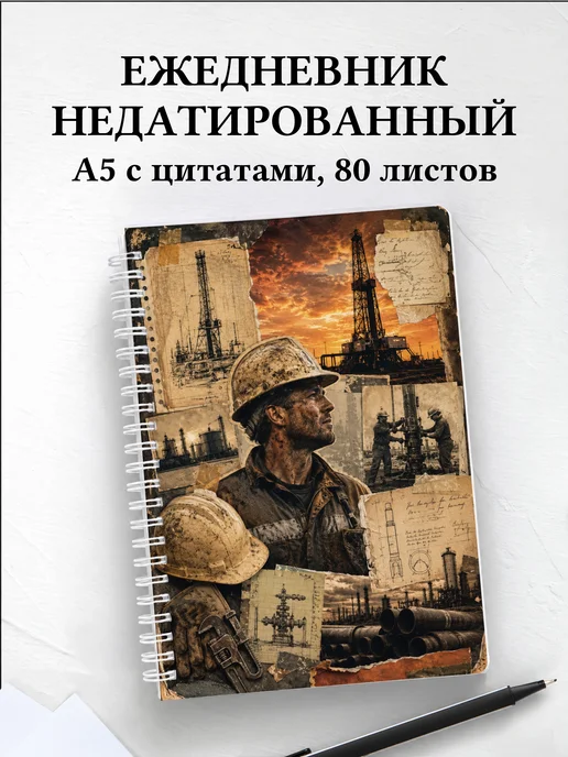 Ежедневник недатированный нефтяника
