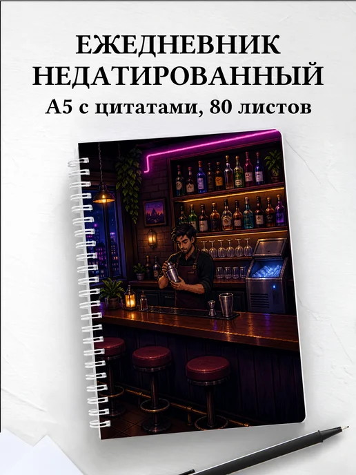 Ежедневник недатированный бармена