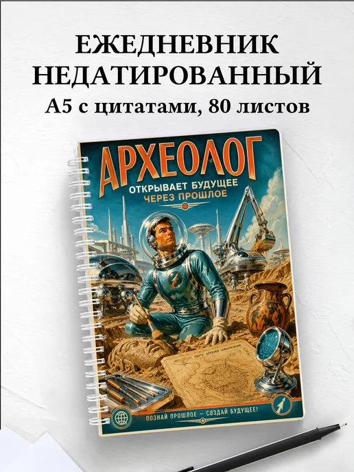 Ежедневник недатированный археолога