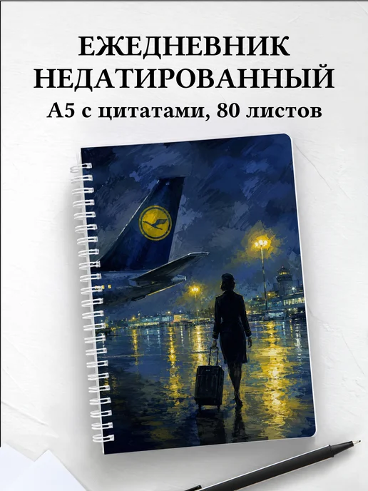 Ежедневник недатированный стюардессы