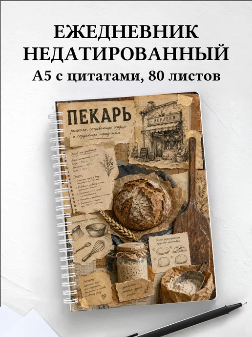 Ежедневник недатированный пекаря