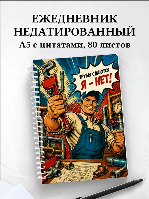 Ежедневник недатированный сантехника