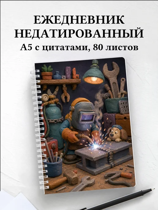 Ежедневник недатированный сварщика