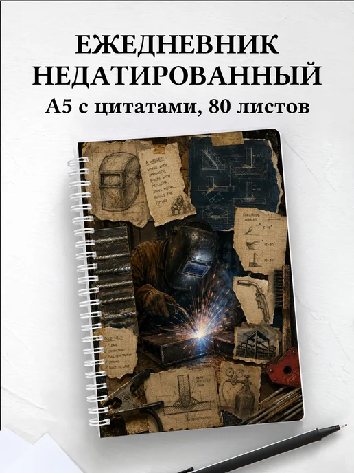 Ежедневник недатированный сварщика