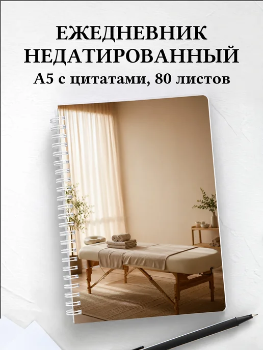 Ежедневник недатированный массажиста