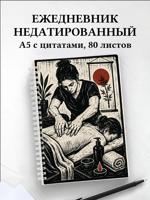 Ежедневник недатированный массажиста