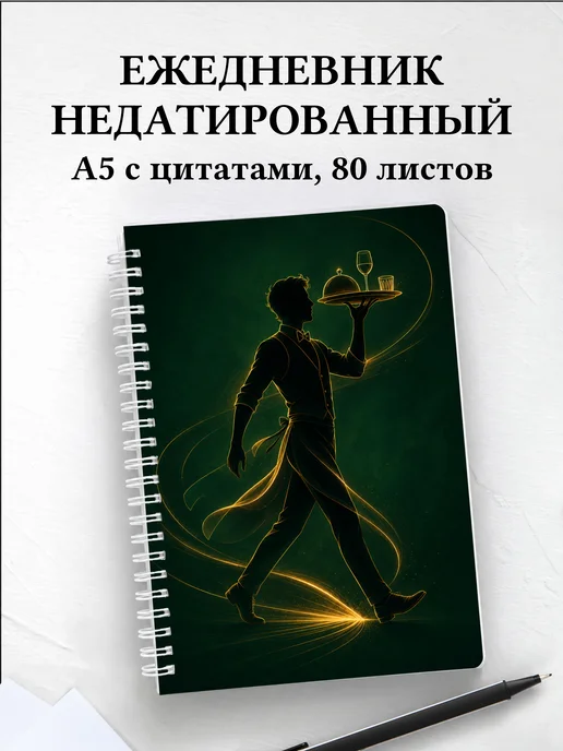 Ежедневник недатированный официанта
