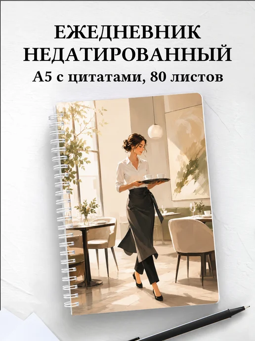Ежедневник недатированный официанта