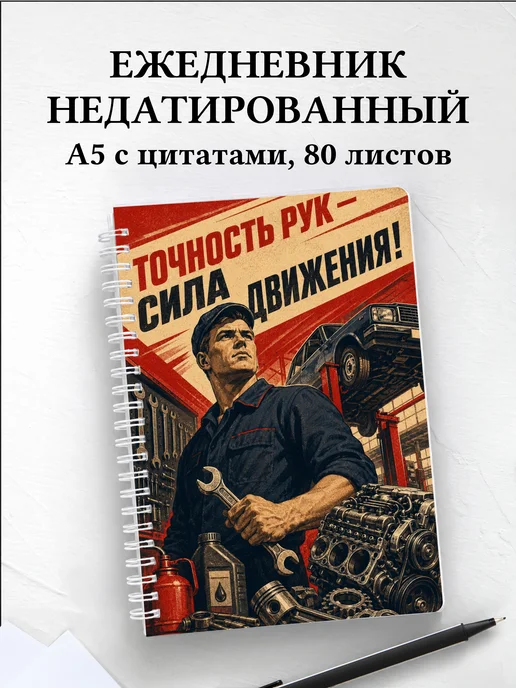 Ежедневник недатированный автомеханика