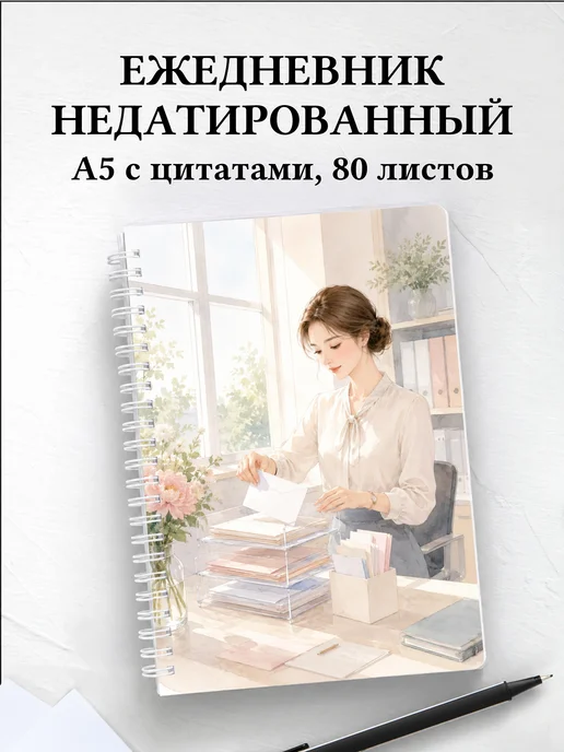 Ежедневник недатированный секретаря