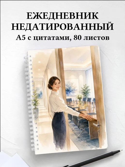 Ежедневник недатированный секретаря
