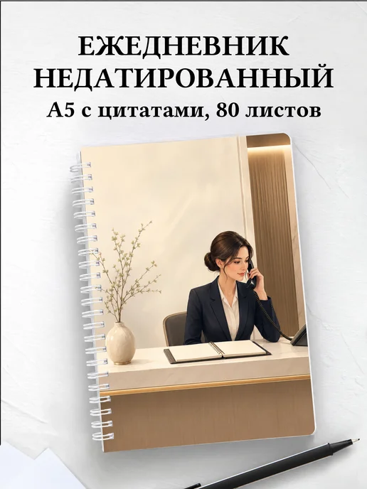 Ежедневник недатированный секретаря