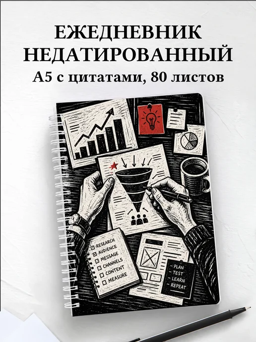 Ежедневник недатированный маркетолога
