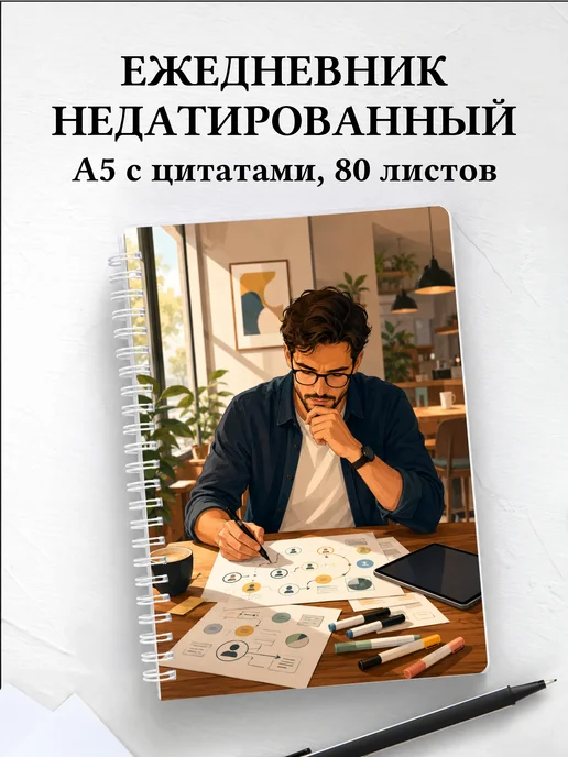 Ежедневник недатированный маркетолога