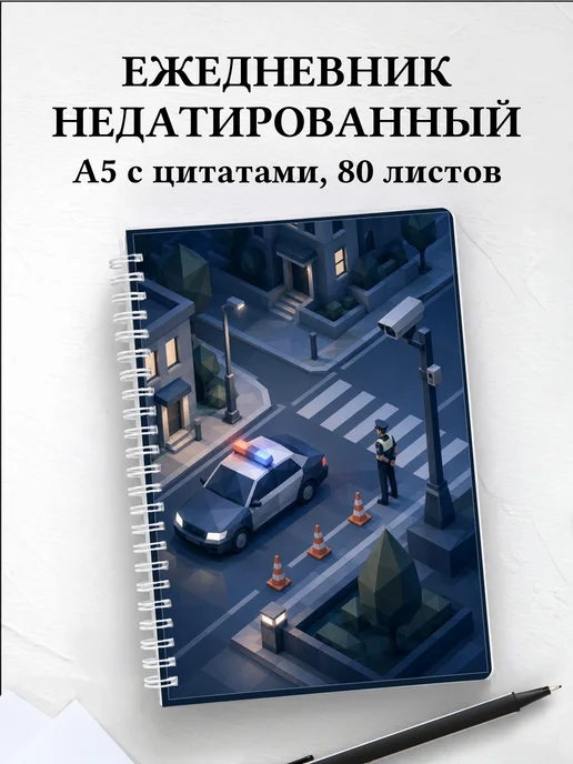 Ежедневник недатированный полицейского