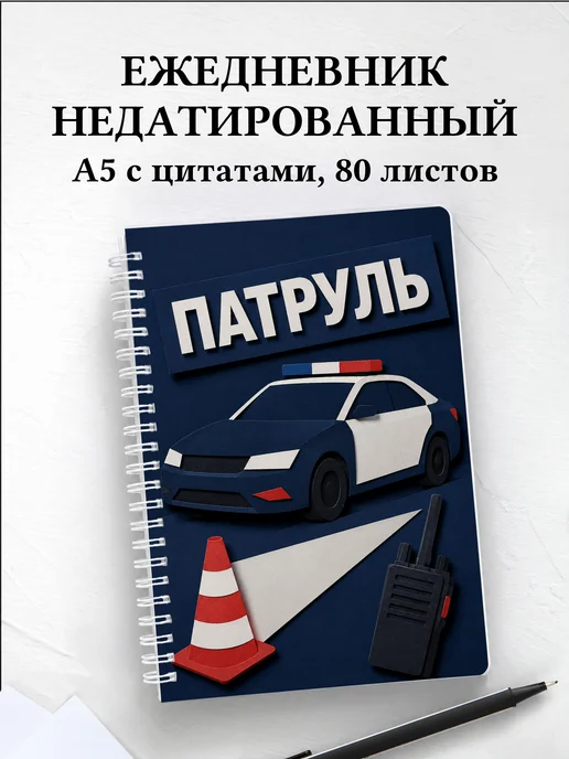 Ежедневник недатированный полицейского